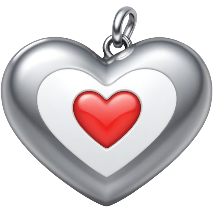 Chrome heart emoji