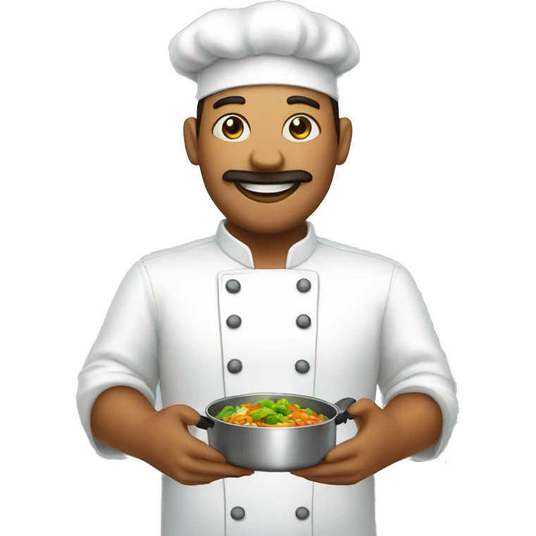 chef with pot emoji