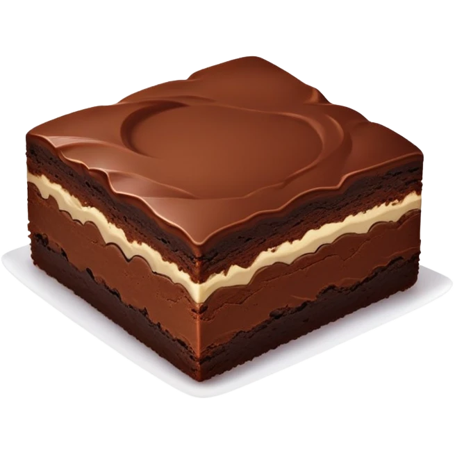 chocolate brownie dessert emoji