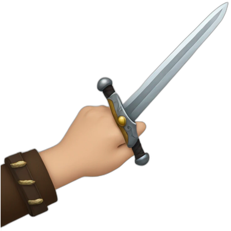 hand-holding-sword emoji