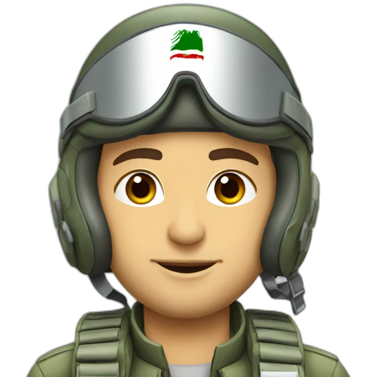 Handsom fighter jet pilot Iran emoji