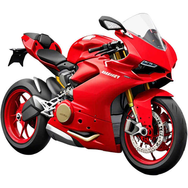 Ducati Panigale (Sportbike) - Ducati Panigale V4 (Model Year: 2022) (Iconic colour: Red) emoji