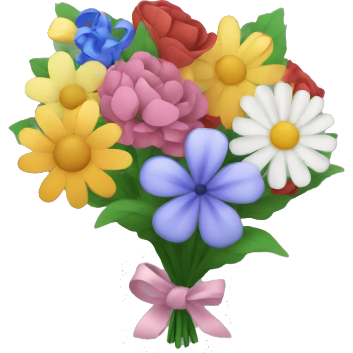 Bouquet of different flowers emoji