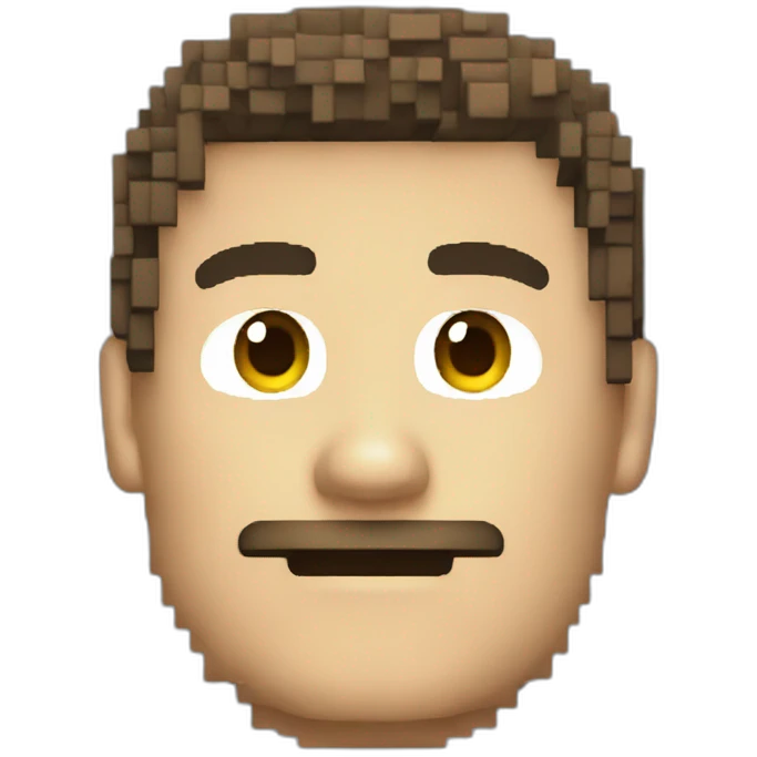 Flat Pixelated 8bit emoji