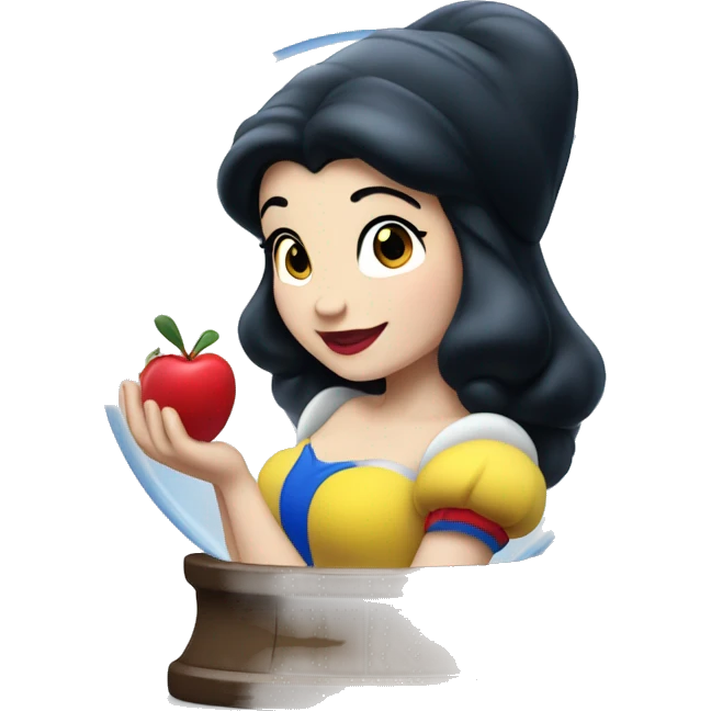 Disney Snow White snow globe emoji