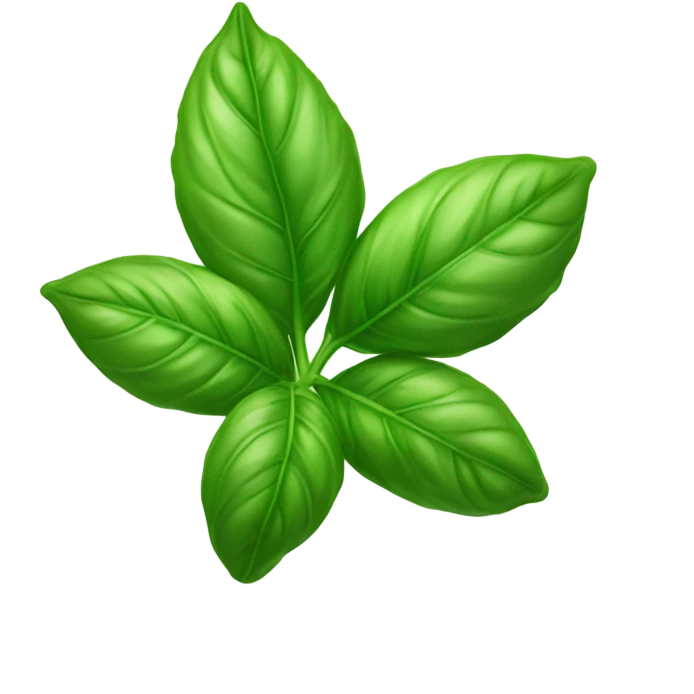 basil leaf emoji