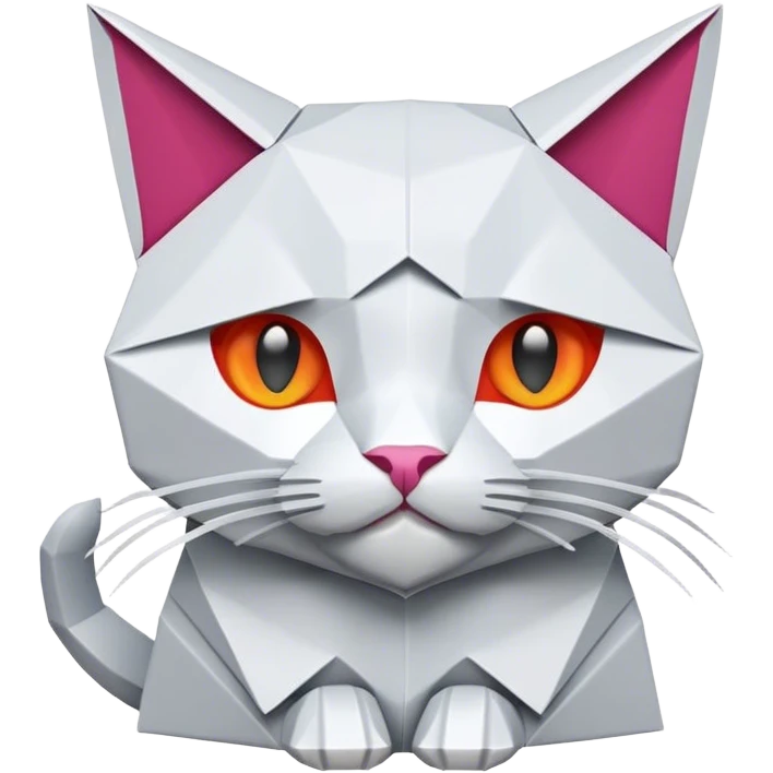 cat origami emoji