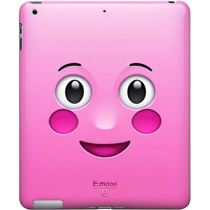 Pink ipad emoji