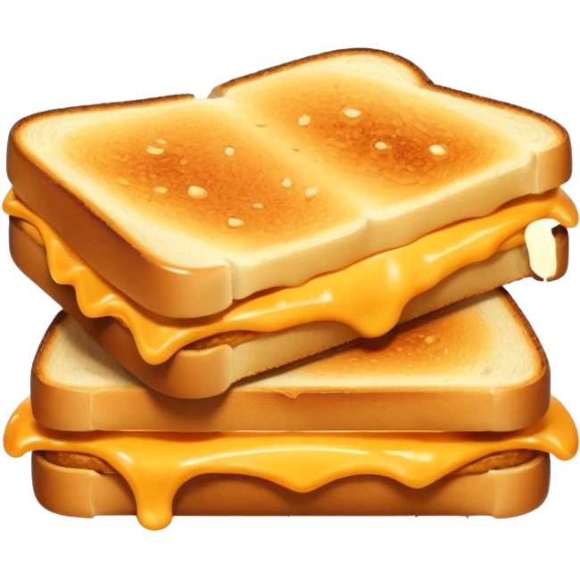 A grilled cheese. emoji