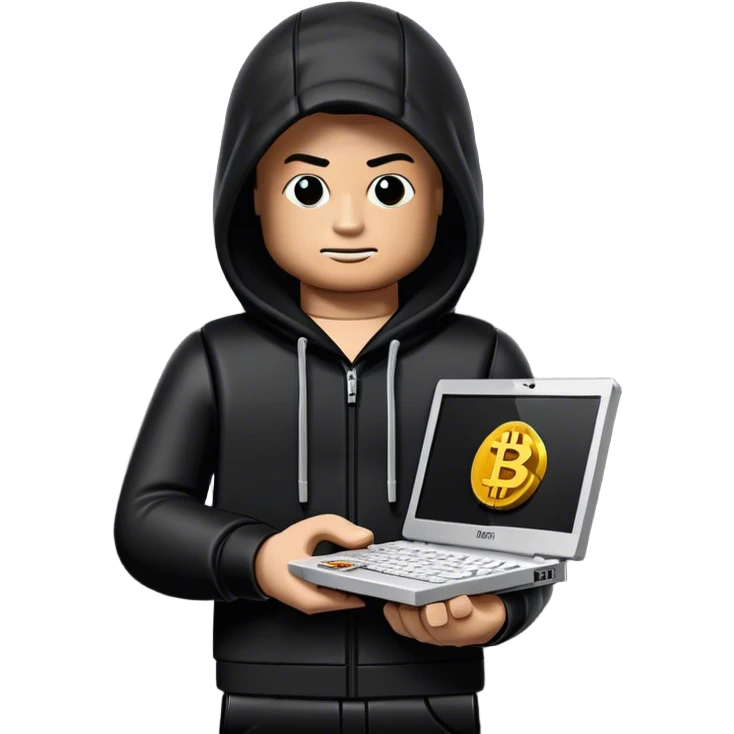 lego homme hackeur bitcoin emoji