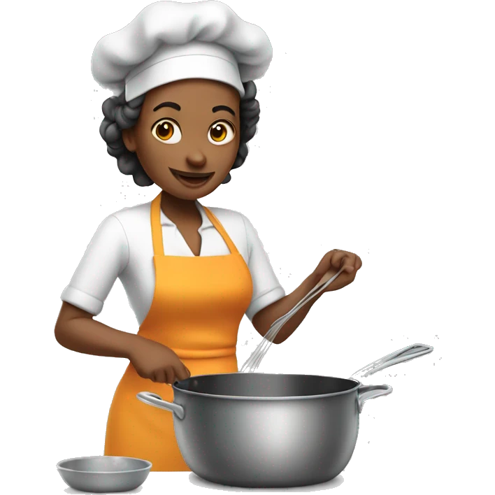 woman cooking emoji