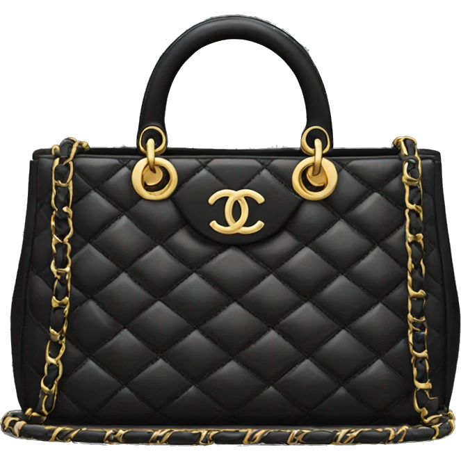 Black Chanel bag  emoji
