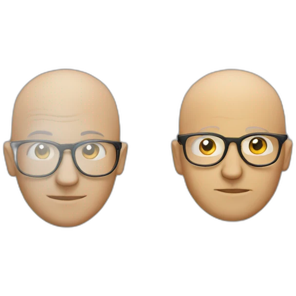 bald detectiv glasses emoji