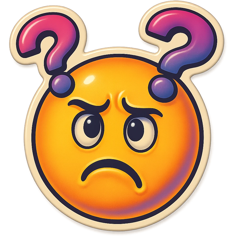 confusion 
 emoji