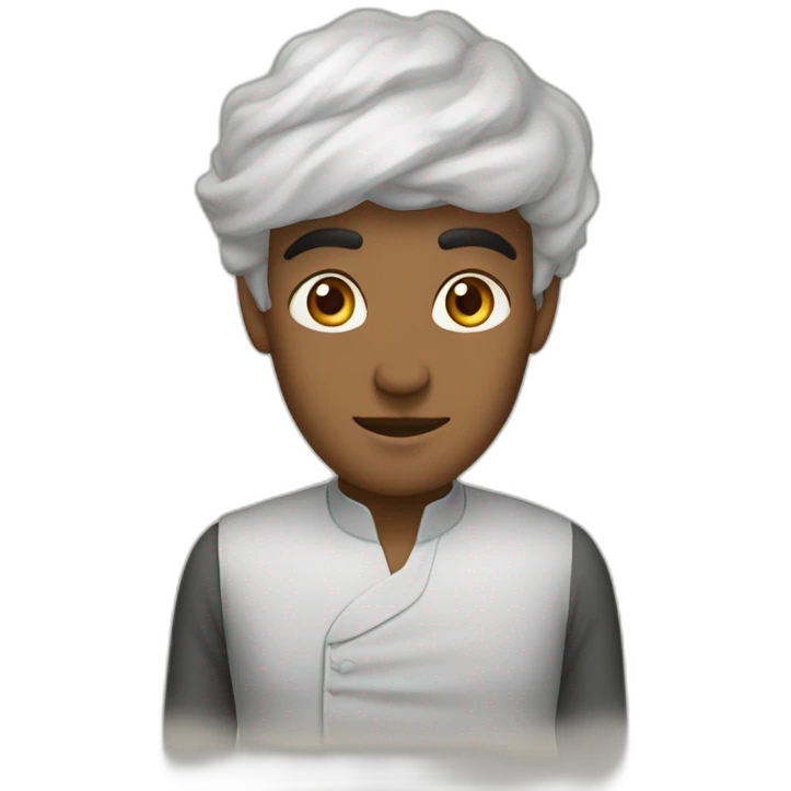 رجل شعره اخضر وعيونة اصفر emoji