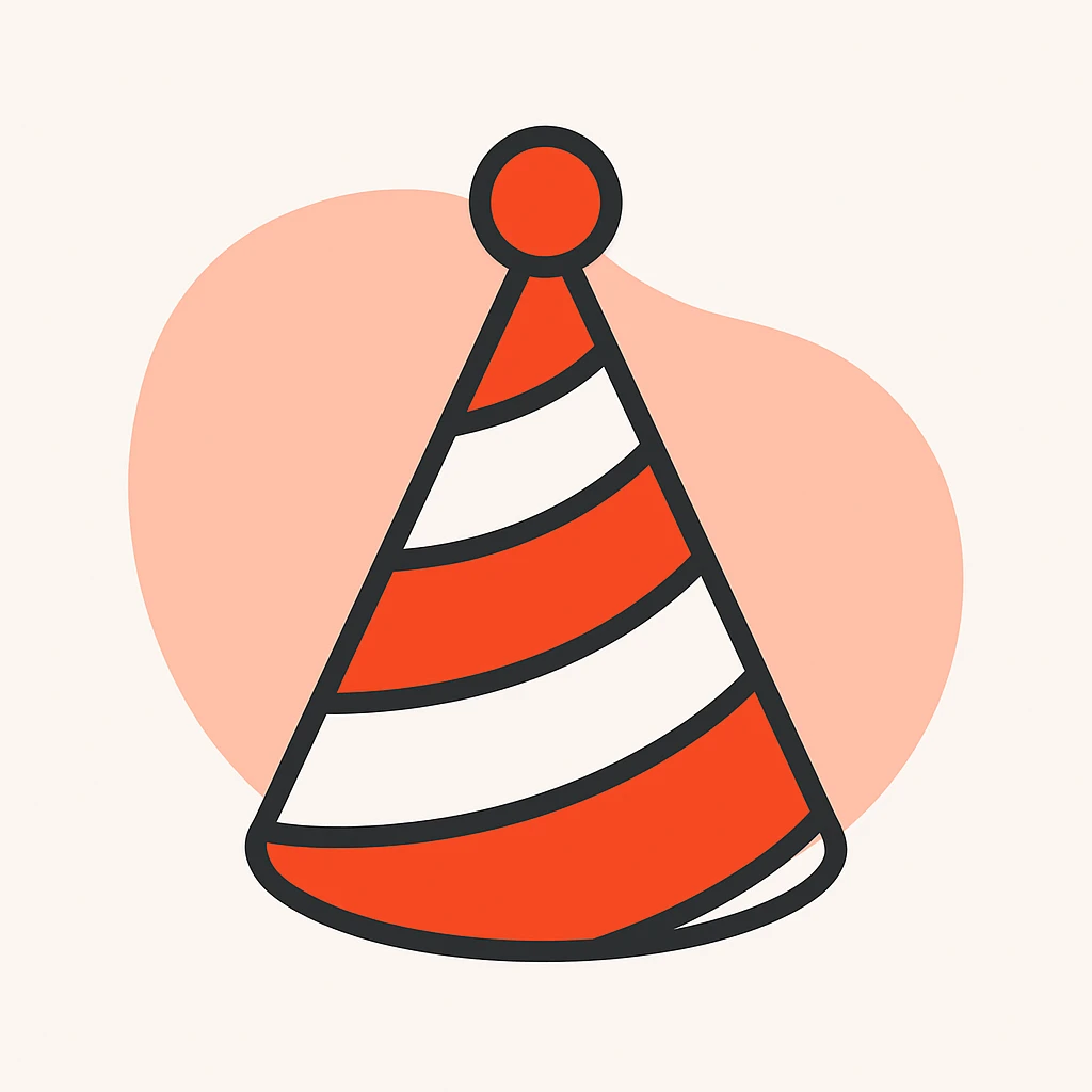 party hat emoji