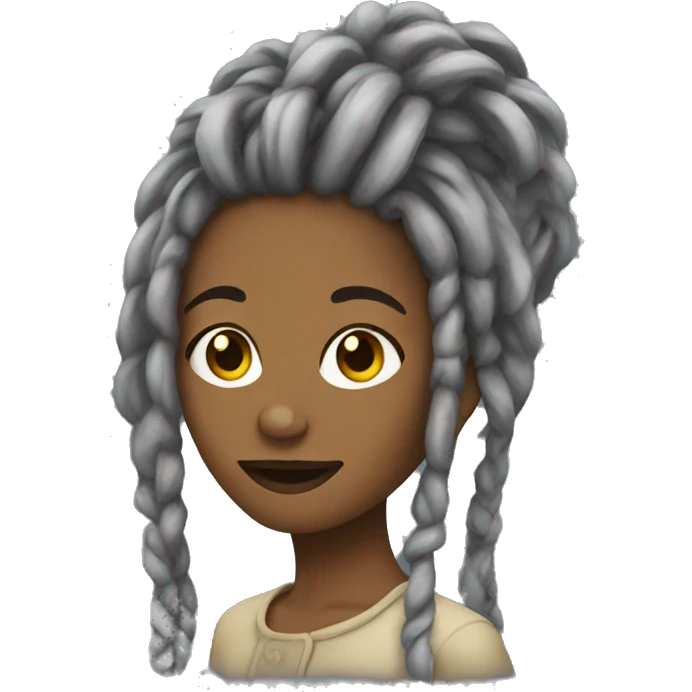Femme Dreadlocks emoji