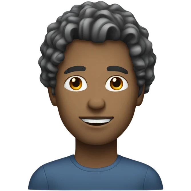 white man with wavy hair working  emoji