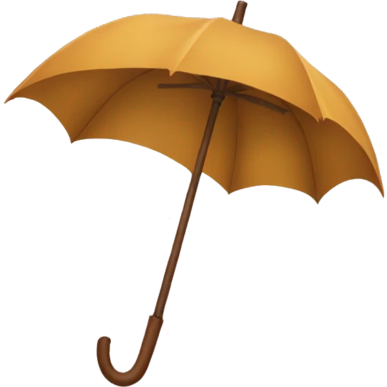 autumn umbrella emoji