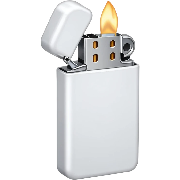 white lighter emoji