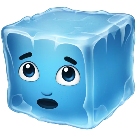 Ice cube emoji