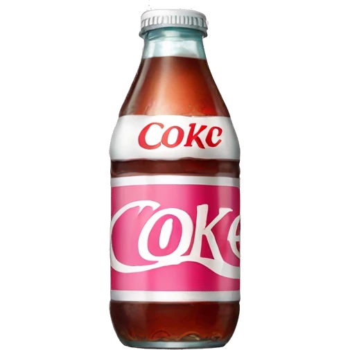 Light pink coke emoji