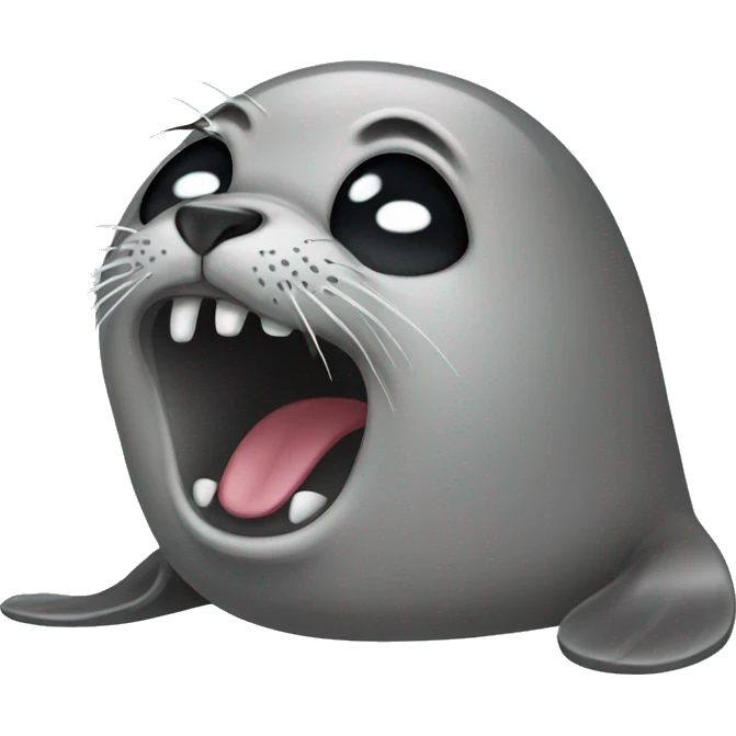 seal crying emoji