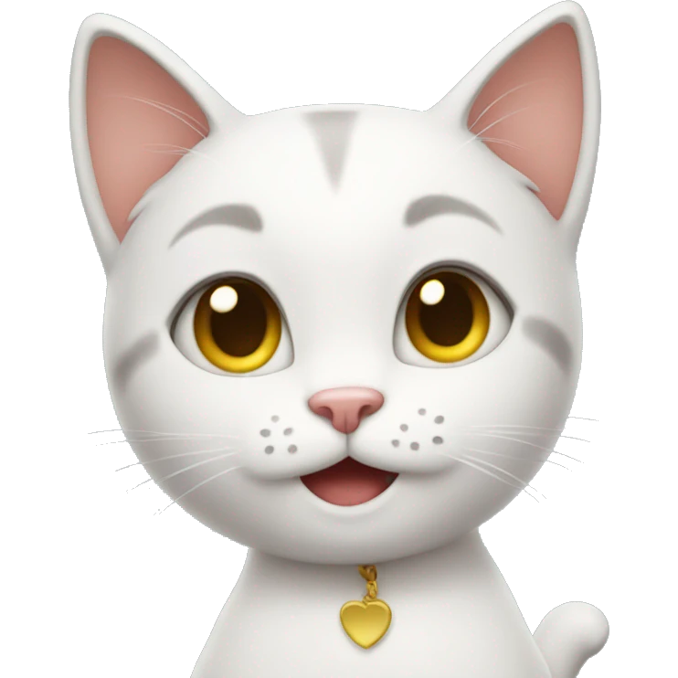 girl cat celebrating emoji