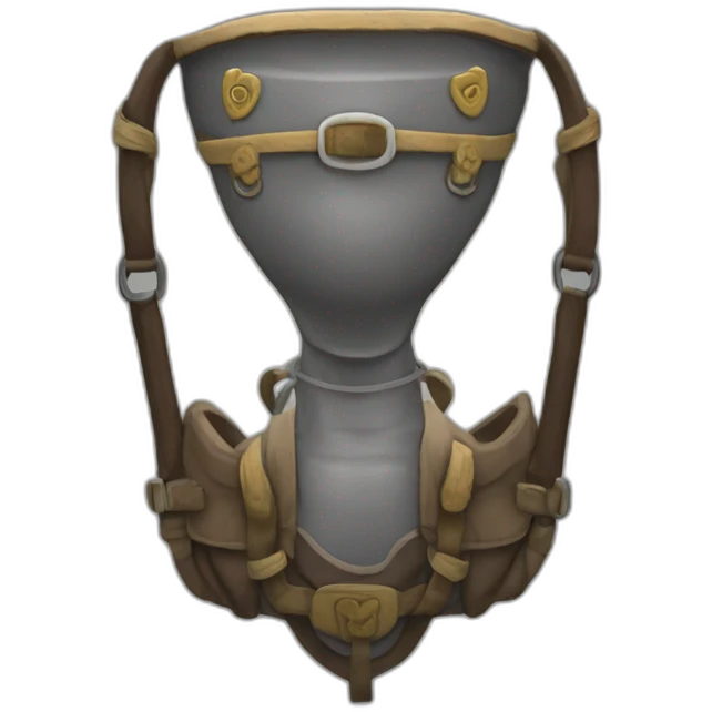 A device that inspires individuals to make ultimate sacrifices for the protection of their communities and that is worn around their body. emoji