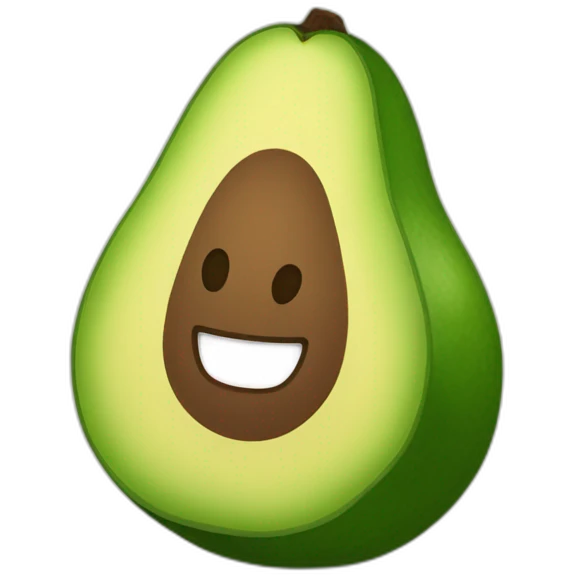 aguacate levantando pesas emoji