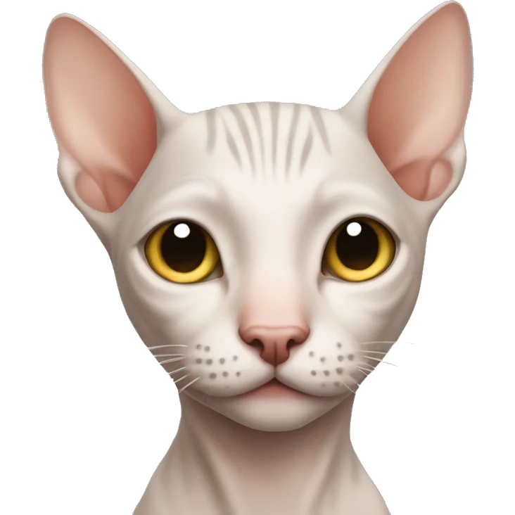 hairless cat emoji