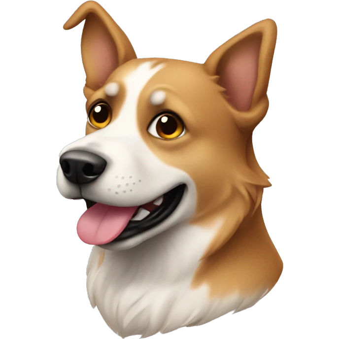 Perro con una persona emoji