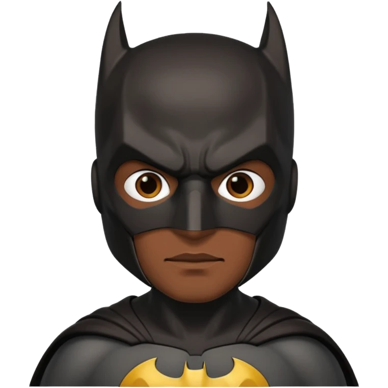  Dark brown Batman emoji