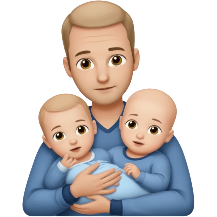 Shai holding a baby anthony edwards emoji