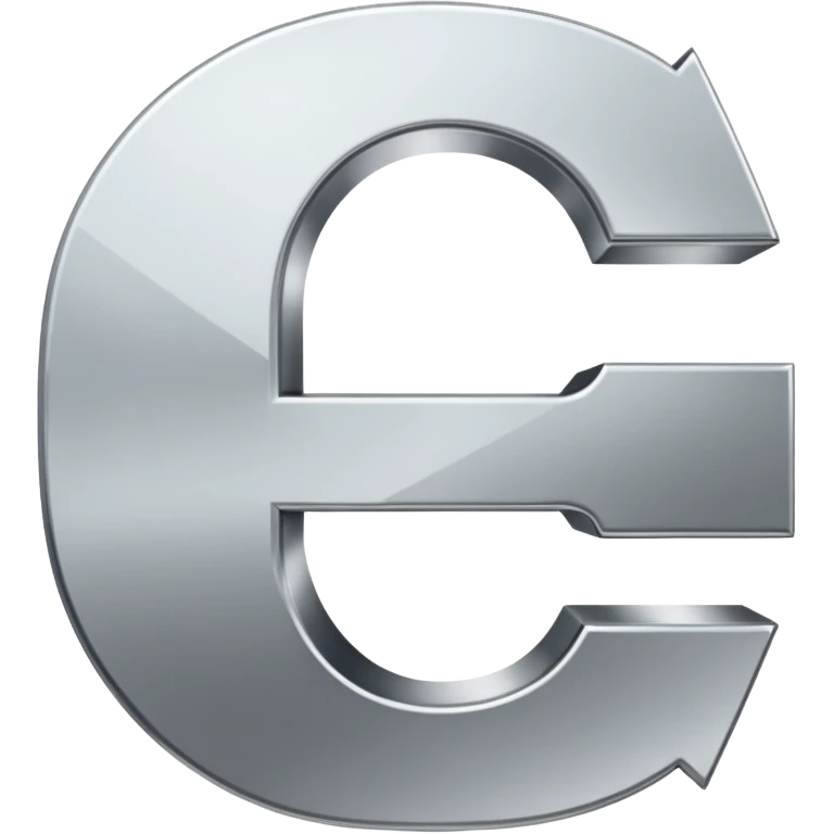 the letter G sliced in half emoji