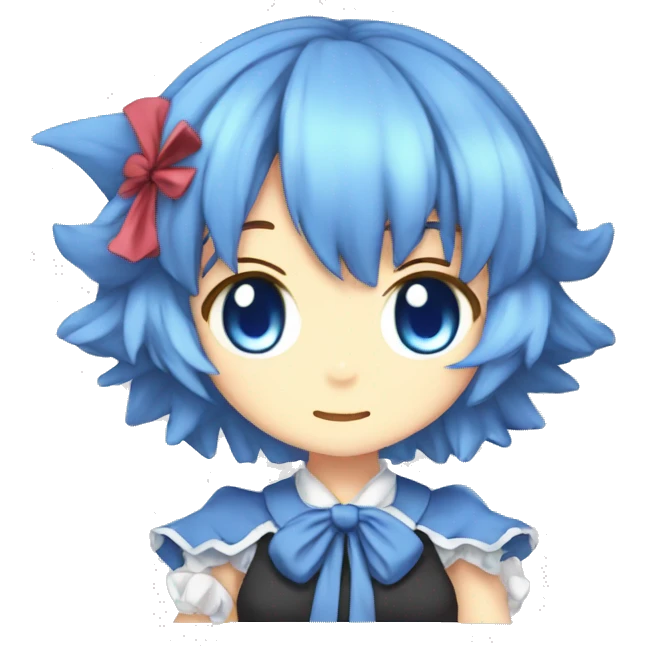 Touhou project Cirno emoji