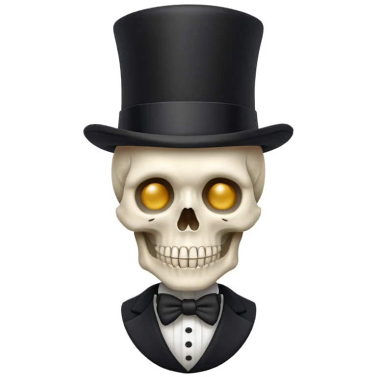 💀🤫🎩 emoji