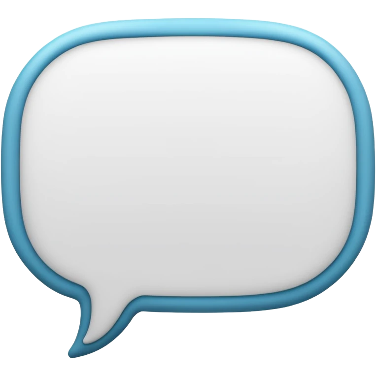 speech bubble emoji