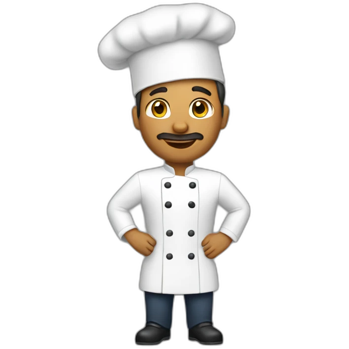 cuisinier qui monte une vidéo emoji