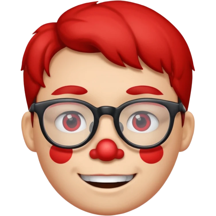 🤓+🤡 emoji