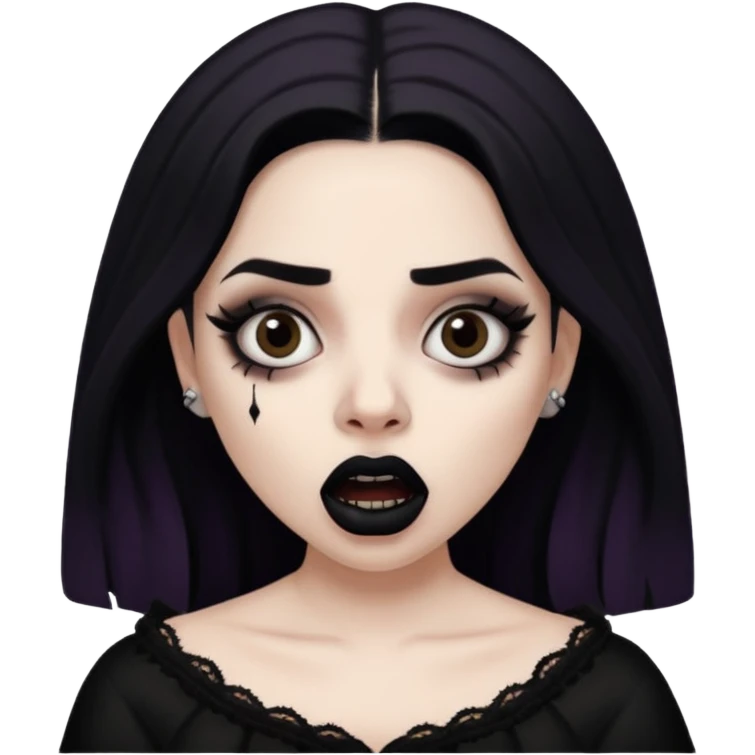 Mexican goth girl can’t sleep and yells about new suicideboy album
 emoji