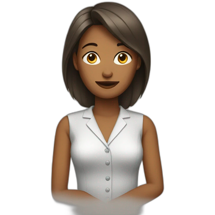 work-focused woman emoji