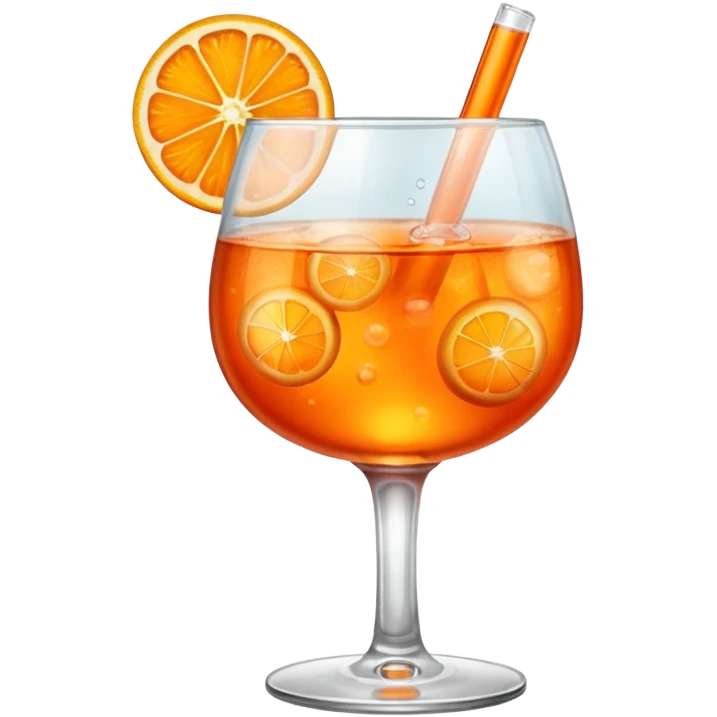 in the same glass as the aperol emoji