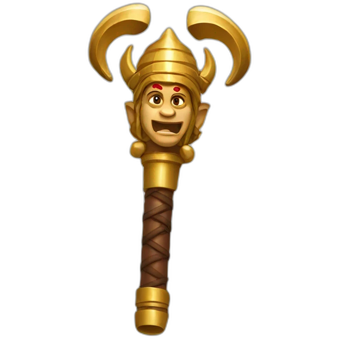 Hanuman mace emoji