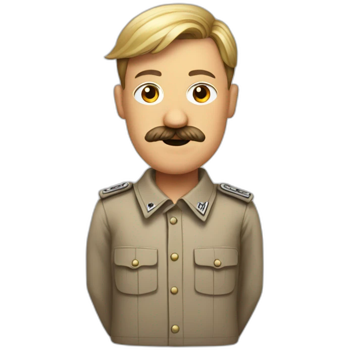 Hitler avec une chemise emoji