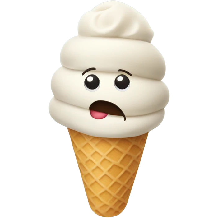 Rolled ice cream emoji