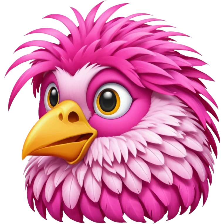 pink bird emoji
