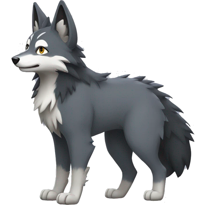 Mightyena full body emoji