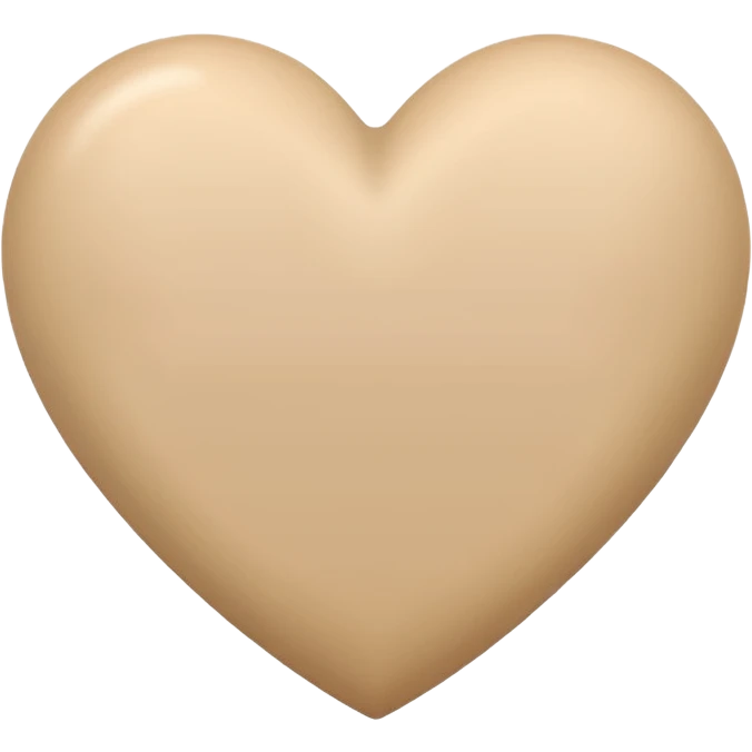 Corazón baige  emoji