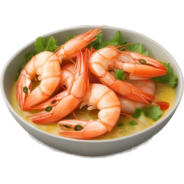 prawns dish emoji